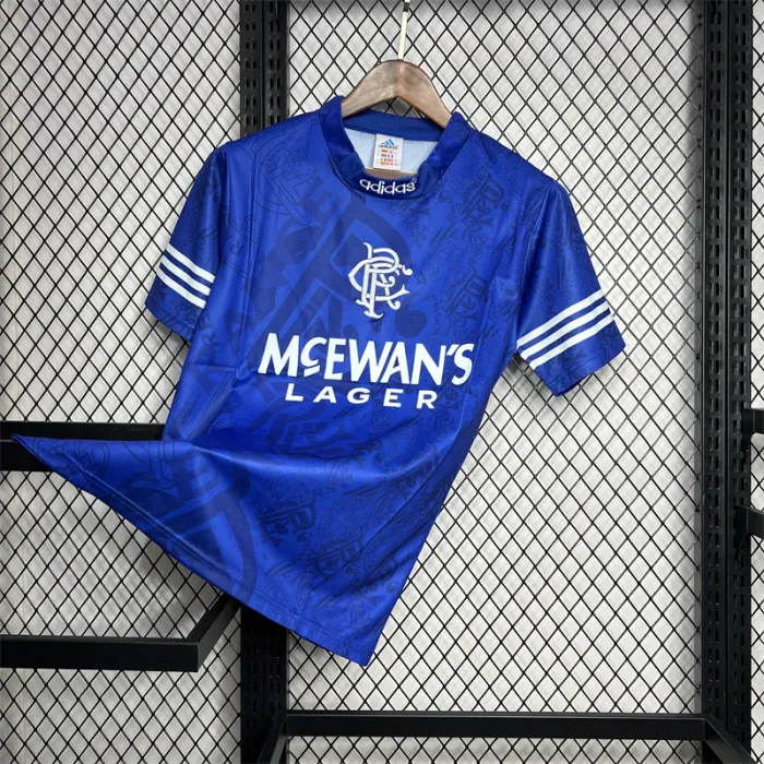 Retro Rangers Home Kit 1994 1996 Football Jersey product image 5