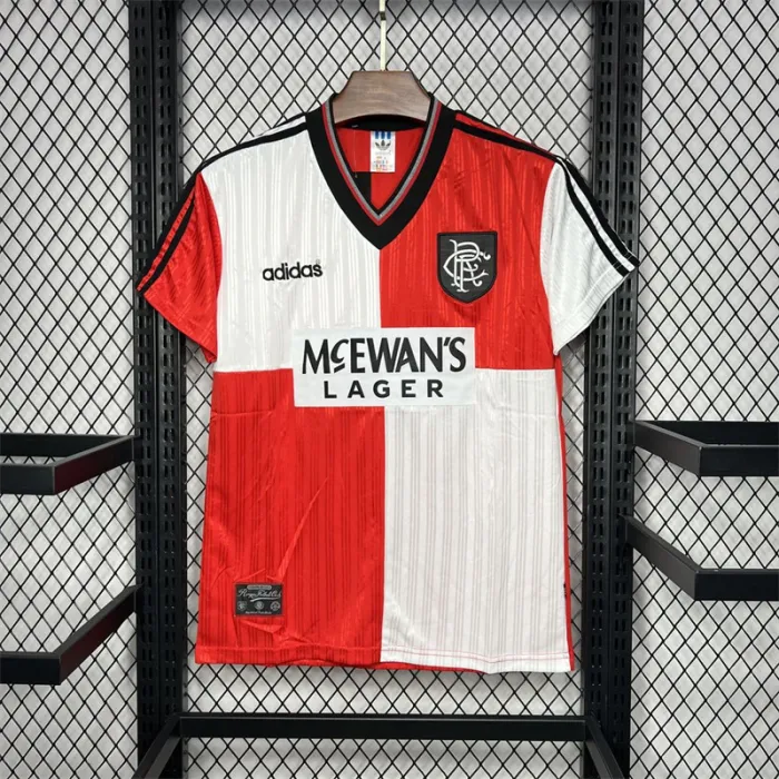 Retro Rangers Away Kit 1995 1996 Football Jersey product image 1