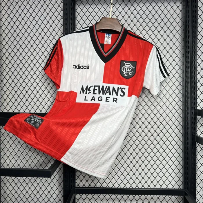 Retro Rangers Away Kit 1995 1996 Football Jersey product image 7