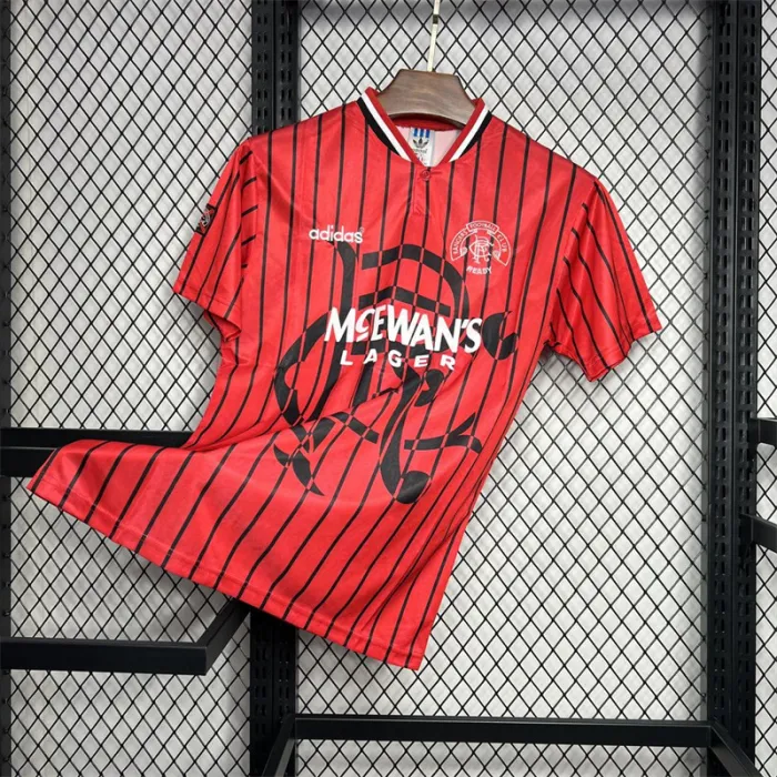 Retro Rangers Away Kit 1994 1995 Football Jersey product image 5