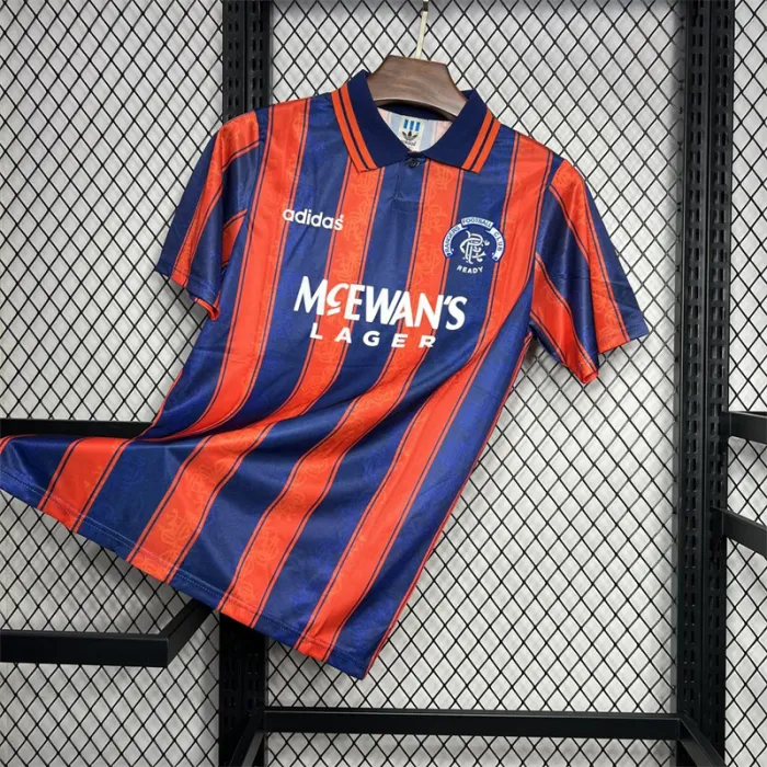 Retro Rangers Away Kit 1993 1994 Football Jersey product image 7