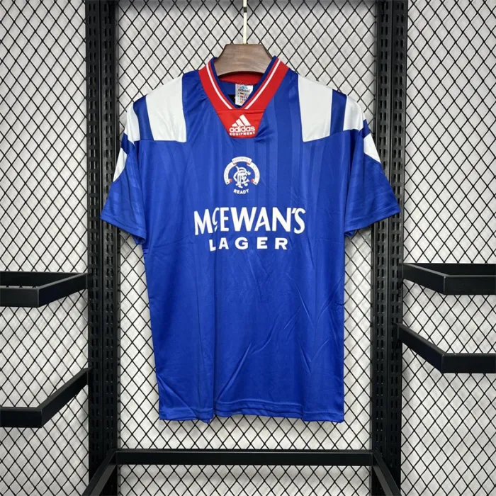 Retro Rangers Home Kit 1992 1994 Football Jersey product image 1