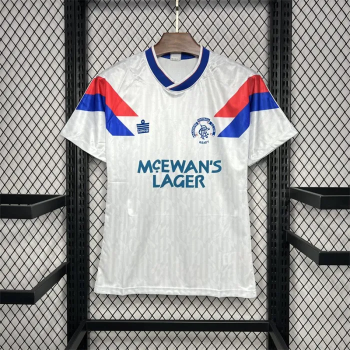 Retro Rangers Away Kit 1990 1992 Football Jersey product image 1