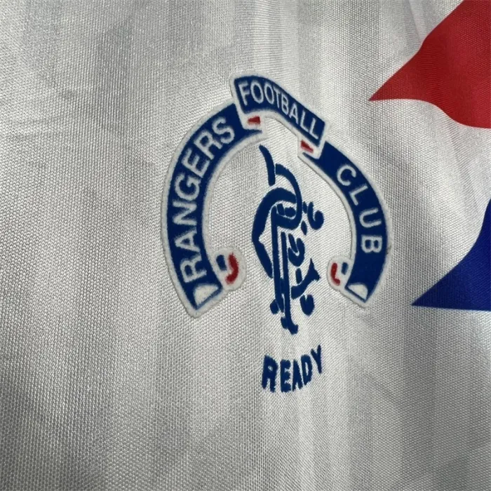 Retro Rangers Away Kit 1990 1992 Football Jersey product image 2