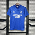 Retro Rangers Home Kit 1987 1990 Football Jersey product image 1