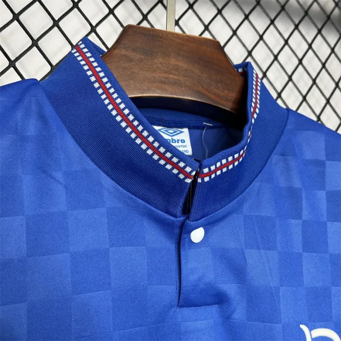 Retro Rangers Home Kit 1987 1990 Football Jersey product image 4