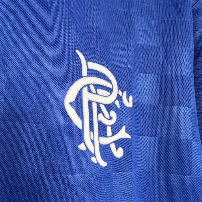 Retro Rangers Home Kit 1987 1990 Football Jersey product image 5