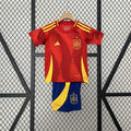 Kids Spain Home Kit 24/25 Euro Cup 2024 Football Jersey product image 1