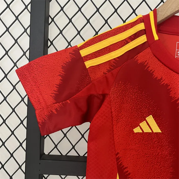 Kids Spain Home Kit 24/25 Euro Cup 2024 Football Jersey product image 3