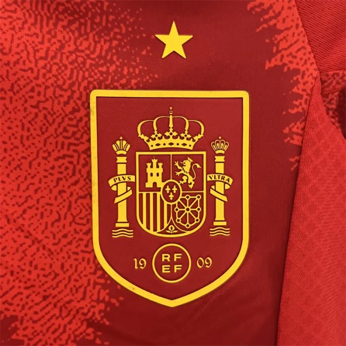 Kids Spain Home Kit 24/25 Euro Cup 2024 Football Jersey product image 4