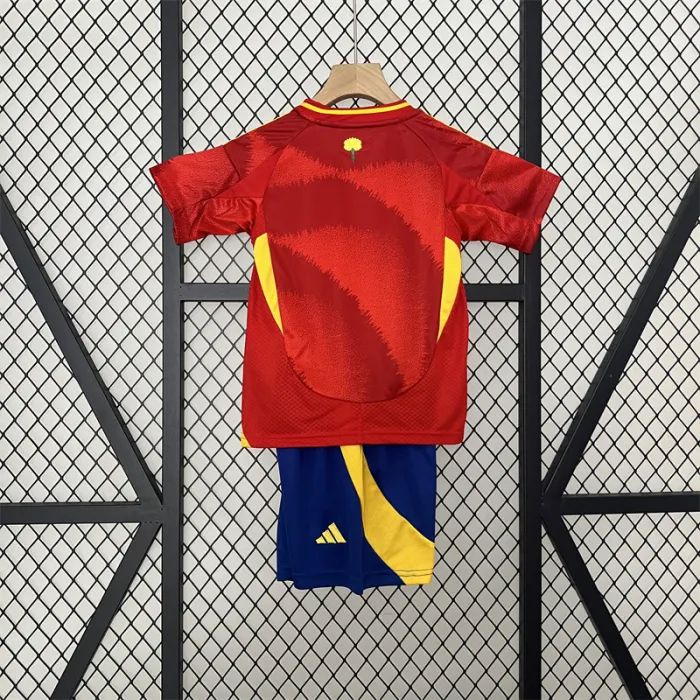 Kids Spain Home Kit 24/25 Euro Cup 2024 Football Jersey product image 8