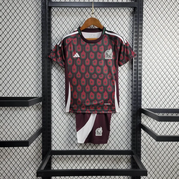Kids Mexico Home Kit 24/25 Copa America 2024 Football Jersey product image 1