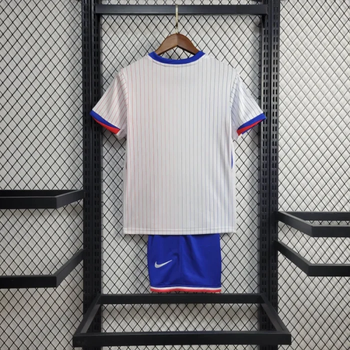 Kids France Away Kit 24/25 Euro Cup 2024 Football Jersey product image 10