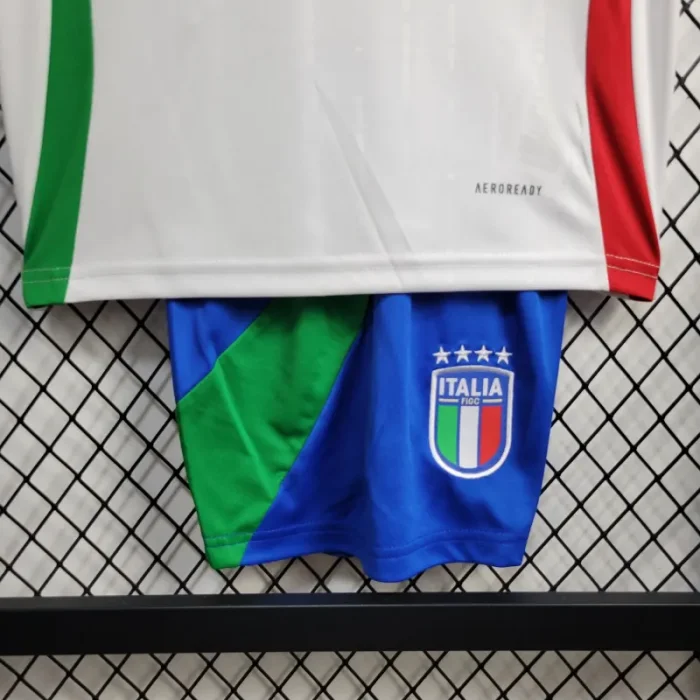 Kids Italy Away Kit 24/25 Euro Cup 2024 Football Jersey product image 9