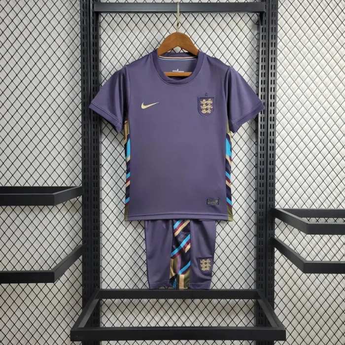Kids England Away Kit 24/25 Euro Cup 2024 Football Jersey product image 1