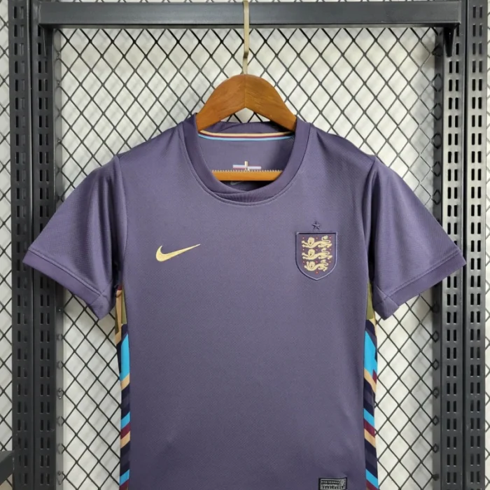 Kids England Away Kit 24/25 Euro Cup 2024 Football Jersey product image 3
