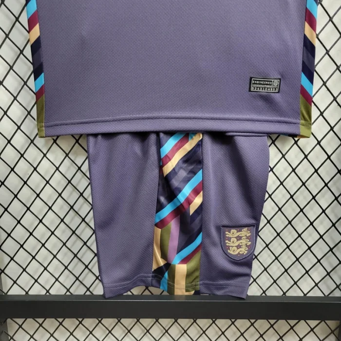 Kids England Away Kit 24/25 Euro Cup 2024 Football Jersey product image 4