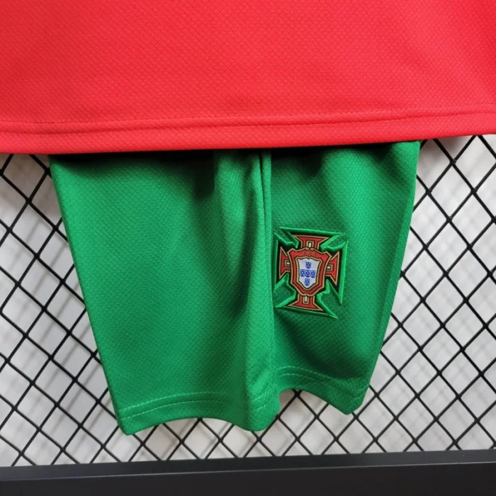 Portugal Home Kit 24/25 Euro Cup 2024 Kids Football Jersey product image 3
