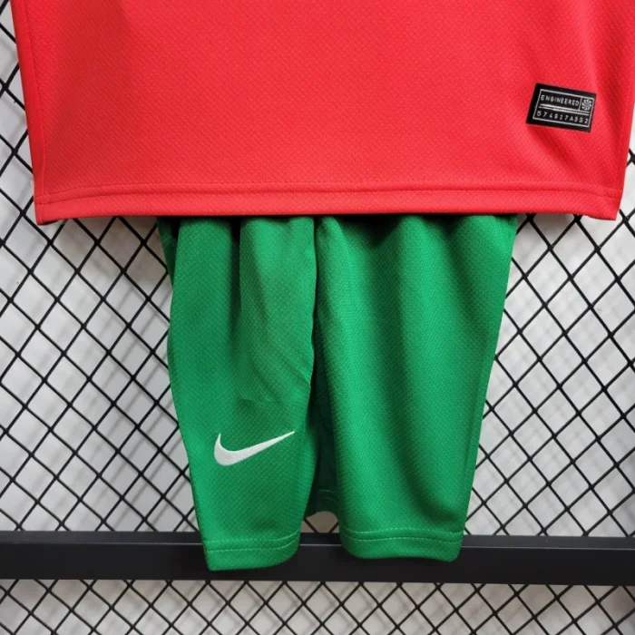 Portugal Home Kit 24/25 Euro Cup 2024 Kids Football Jersey product image 6