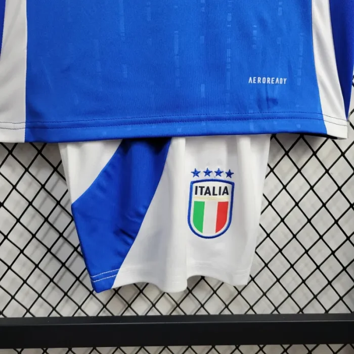 Kids Italy Home Kit 24/25 Euro Cup 2024 Football Jersey product image 3