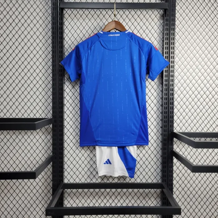 Kids Italy Home Kit 24/25 Euro Cup 2024 Football Jersey product image 6