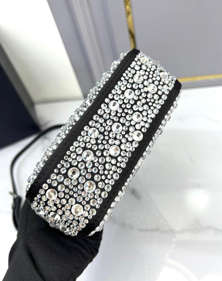 Prada Satin Tote Bag with Crystals product image 5, provided for visual reference and product detail review