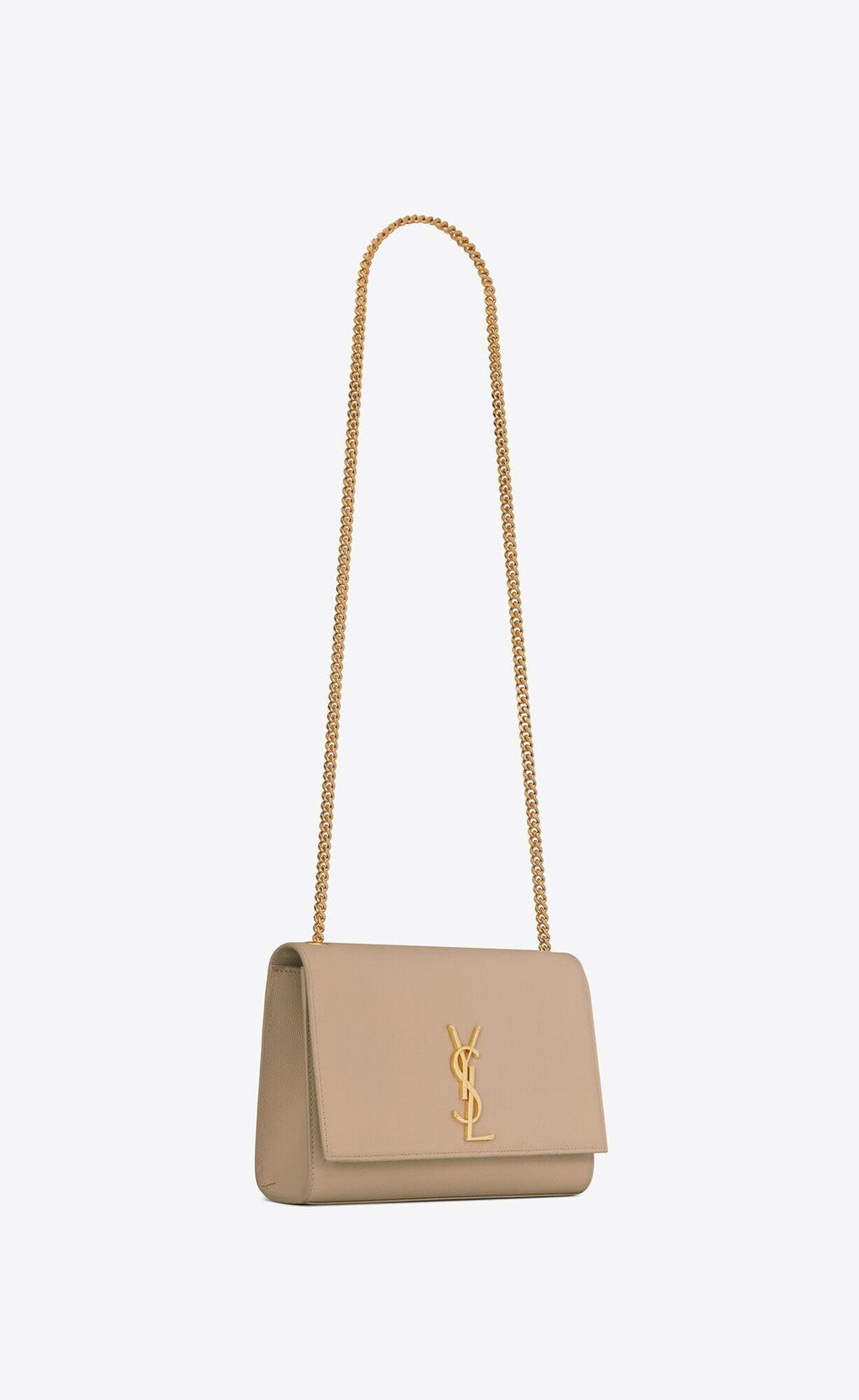 YSL Kate Medium Chain Bag in Grain De Poudre Embossed Leather product image 2, provided for visual reference and product