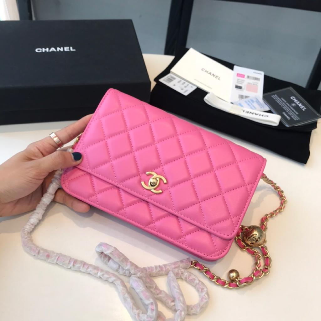 Chanel Wallet On Chain Pink product image 1, provided for visual reference and product detail review