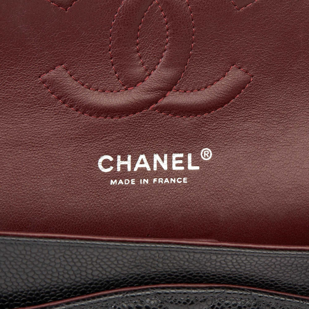 Chanel Classic Flap Bag with Silver Hardware - Black product image 7, provided for visual reference and product detail review