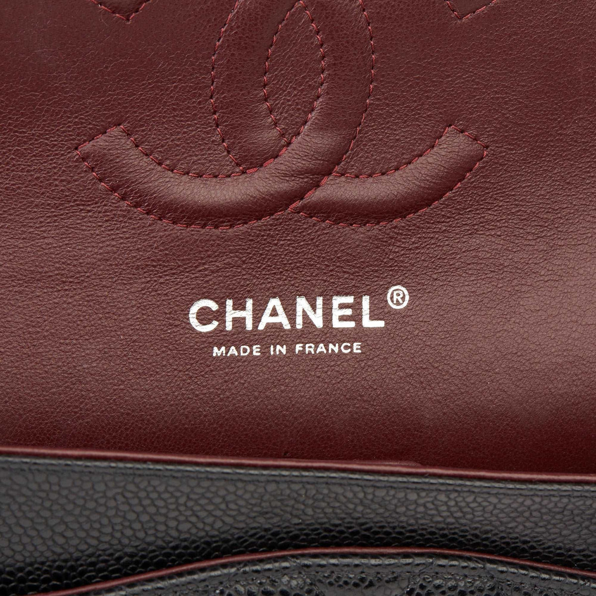 Chanel Classic Flap Bag with Silver Hardware - Black product image 7, provided for visual reference and product detail review