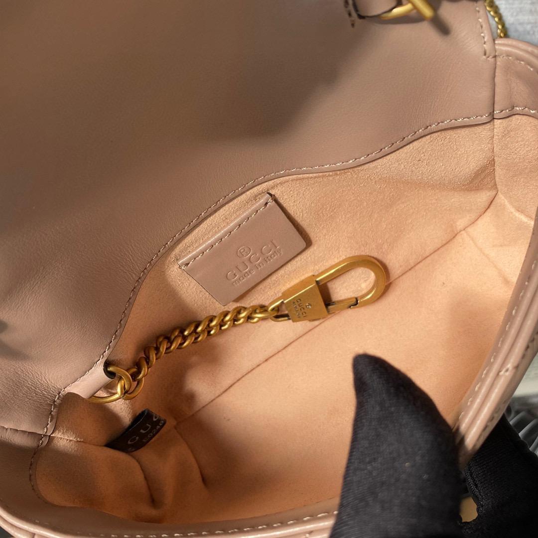 Gucci GG Marmont Mini Bag Women - Dusty Pink product image 6, provided for visual reference and product detail review