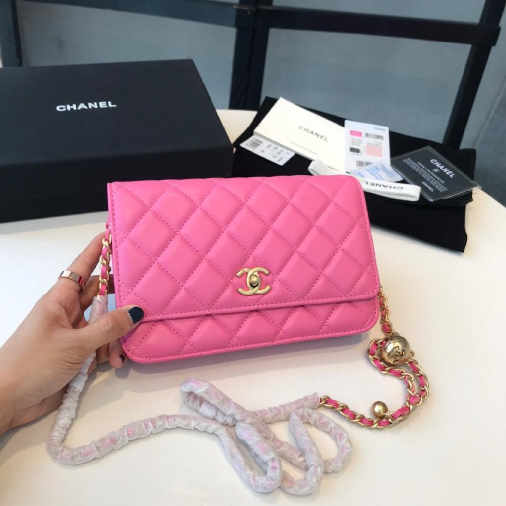 Chanel Wallet On Chain Pink product image 5, provided for visual reference and product detail review