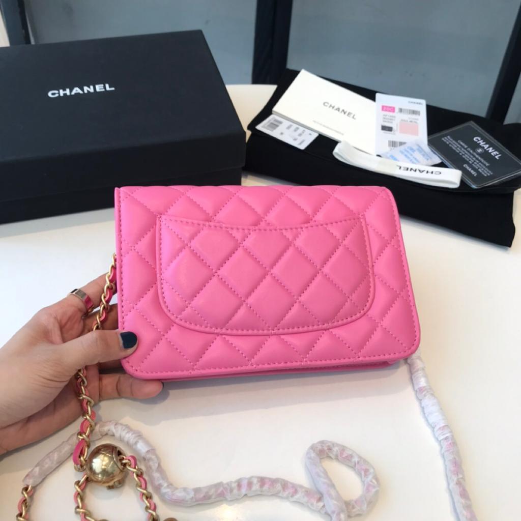Chanel Wallet On Chain Pink product image 7, provided for visual reference and product detail review