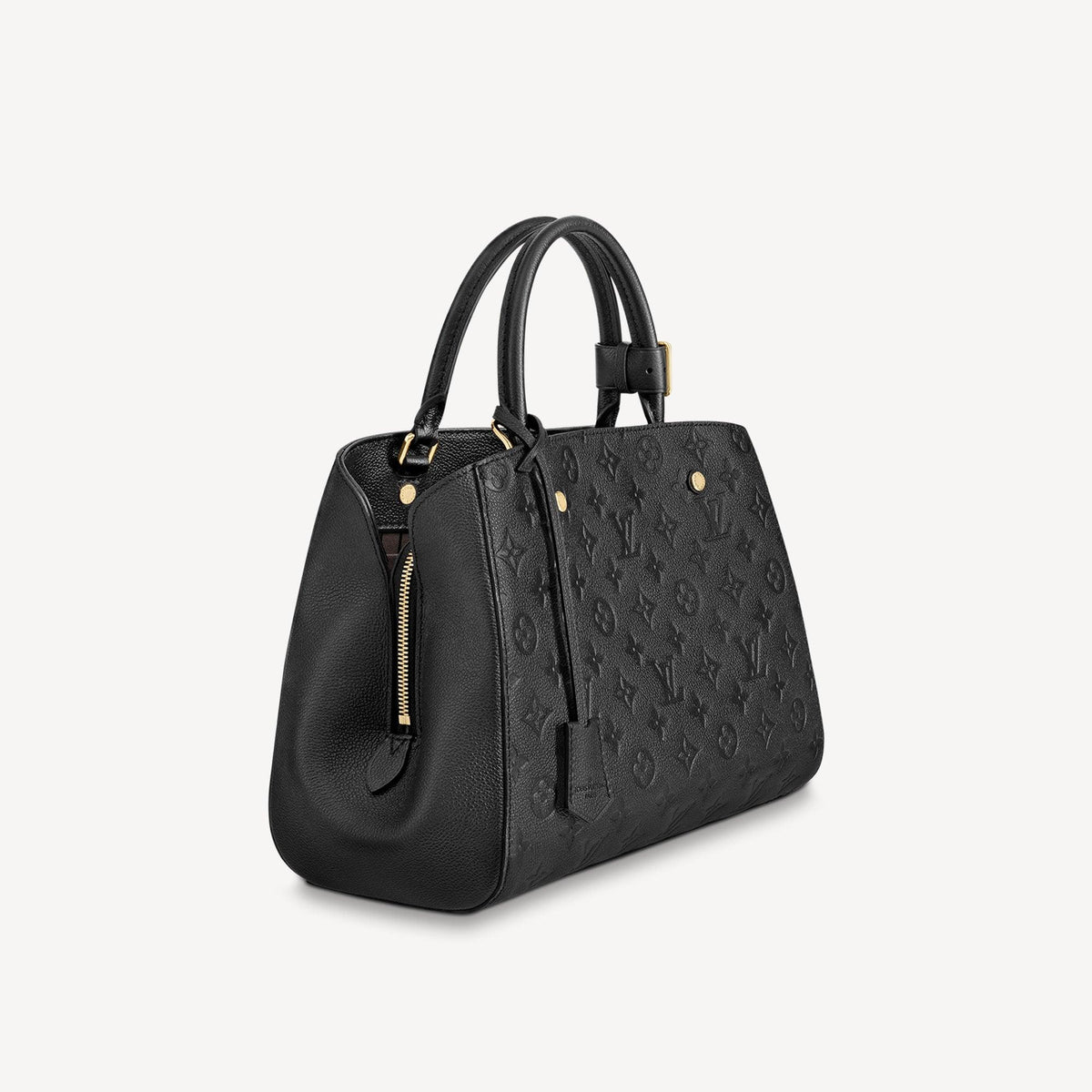 Louis Vuitton Montaigne MM Black Handbag product image 1, provided for visual reference and product detail review
