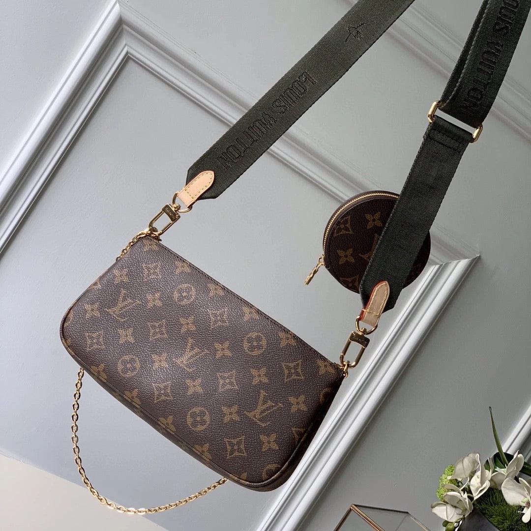 Multi Pochette Accessoires Monogram Canvas - Khaki product image 9, provided for visual reference and product detail review