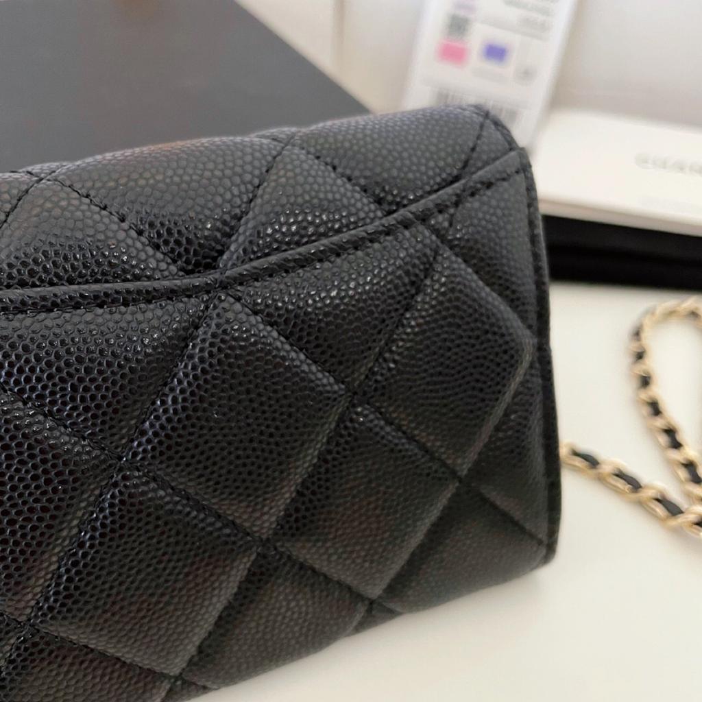 Chanel Mini Wallet On Chain Caviar Leather product image 8, provided for visual reference and product detail review