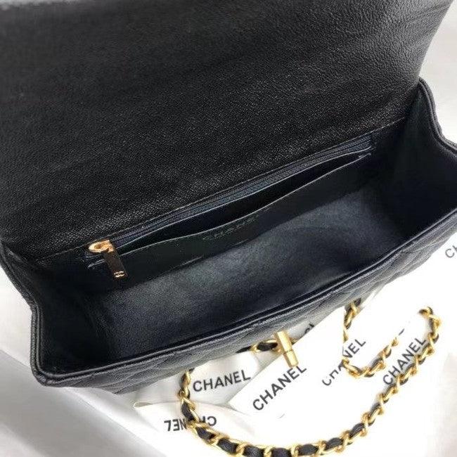 Chanel Mini Flap Bag with Top Handle Caviar product image 7, provided for visual reference and product detail review