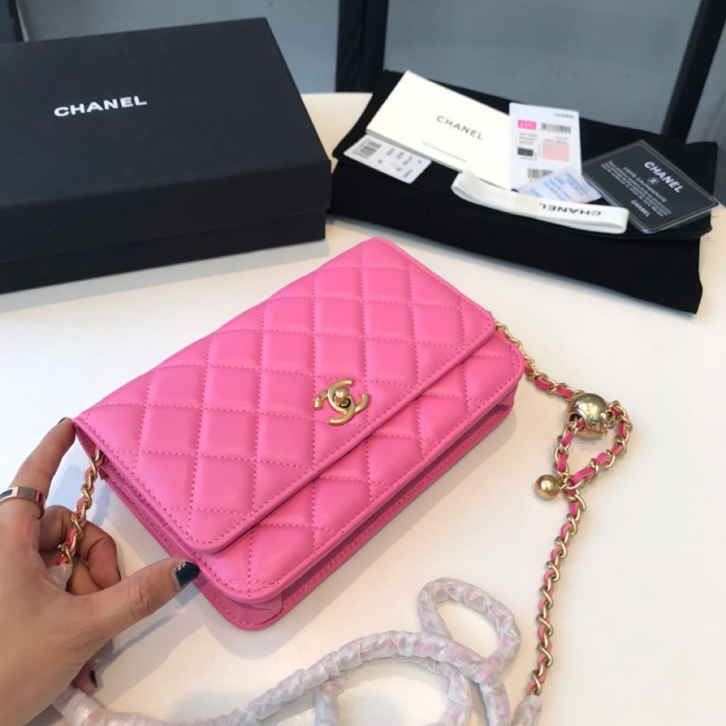 Chanel Wallet On Chain Pink product image 6, provided for visual reference and product detail review