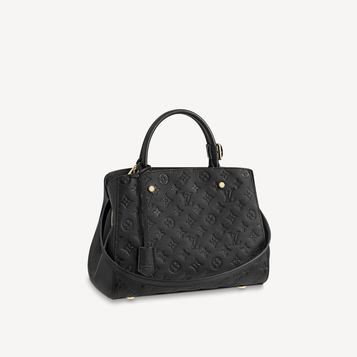 Louis Vuitton Montaigne MM Black Handbag product image 2, provided for visual reference and product detail review