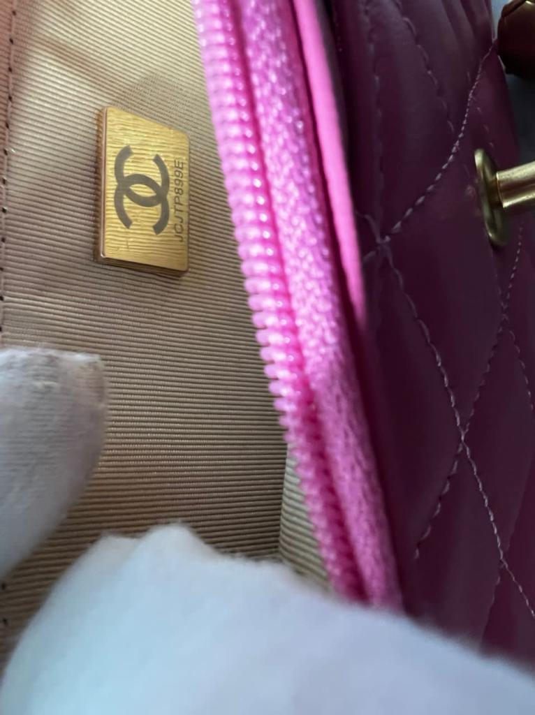 Chanel Wallet On Chain Pink product image 4, provided for visual reference and product detail review