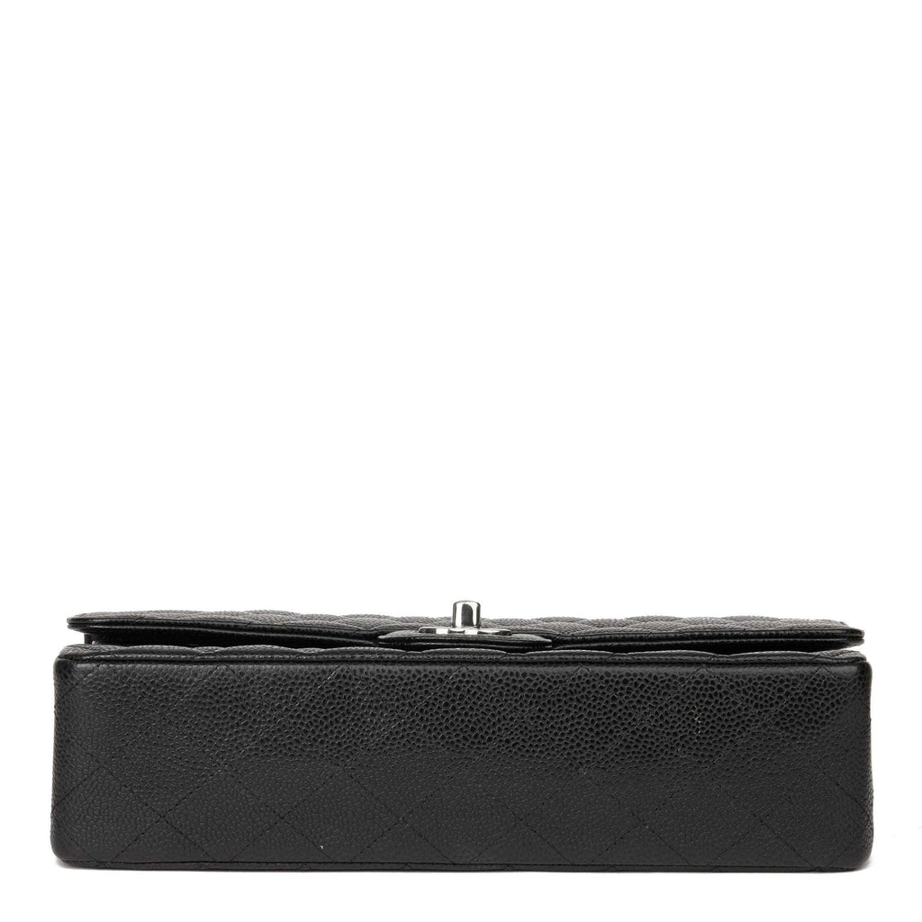Chanel Classic Flap Bag with Silver Hardware - Black product image 4, provided for visual reference and product detail review