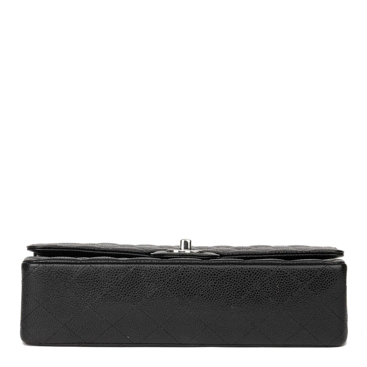 Chanel Classic Flap Bag with Silver Hardware - Black product image 4, provided for visual reference and product detail review
