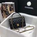 Chanel Mini Flap Bag with Top Handle Caviar product image 1, provided for visual reference and product detail review