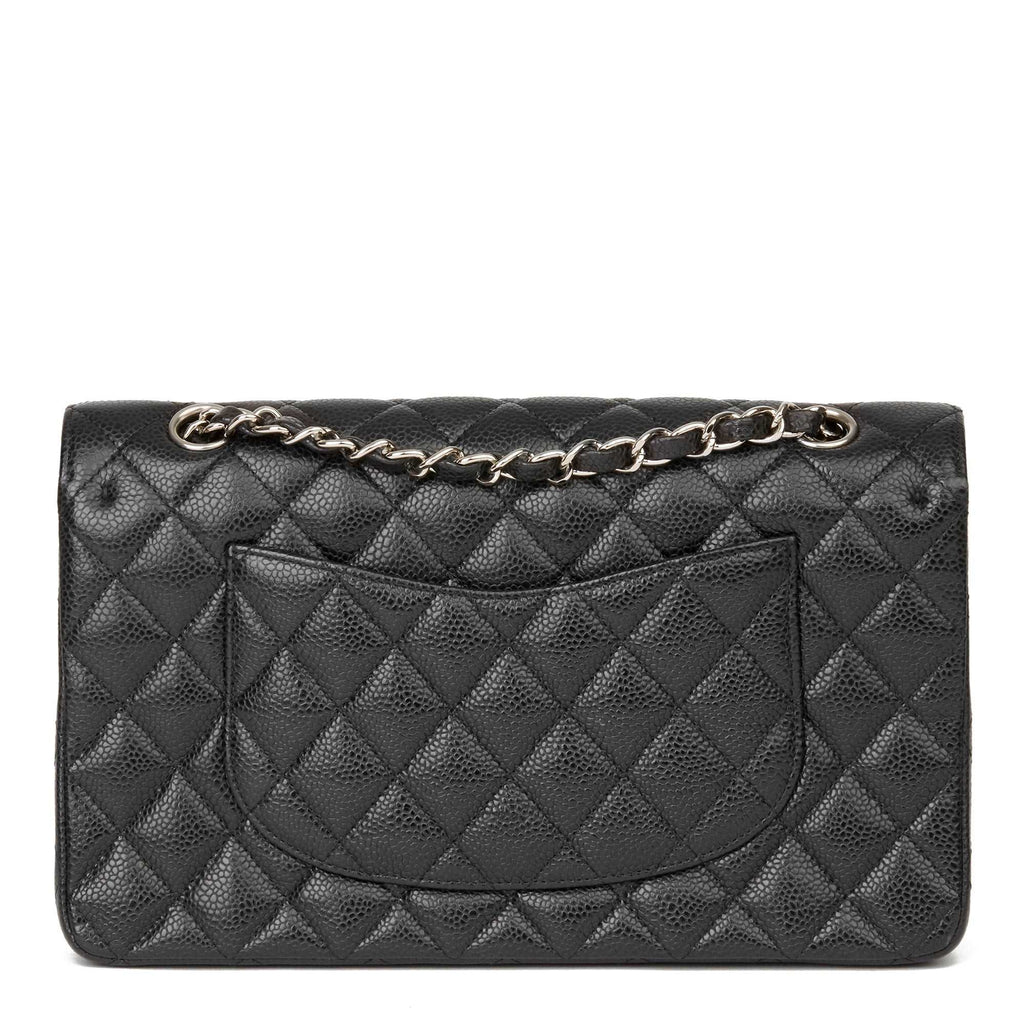 Chanel Classic Flap Bag with Silver Hardware - Black product image 2, provided for visual reference and product detail review