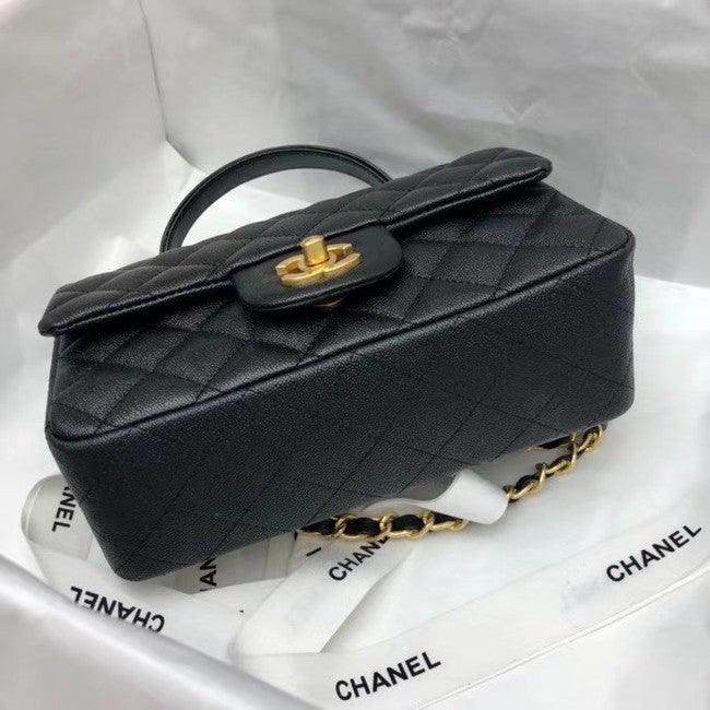 Chanel Mini Flap Bag with Top Handle Caviar product image 5, provided for visual reference and product detail review