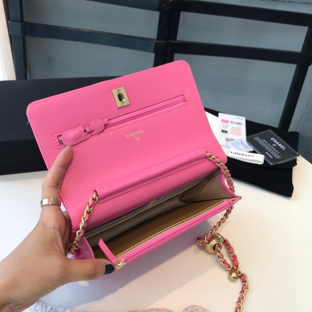 Chanel Wallet On Chain Pink product image 10, provided for visual reference and product detail review