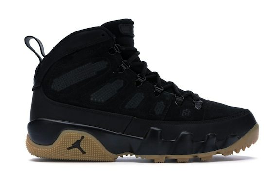 Air Jordan 9 Retro Boot NRG Black Light Gum product image 1, provided for visual reference and product detail review