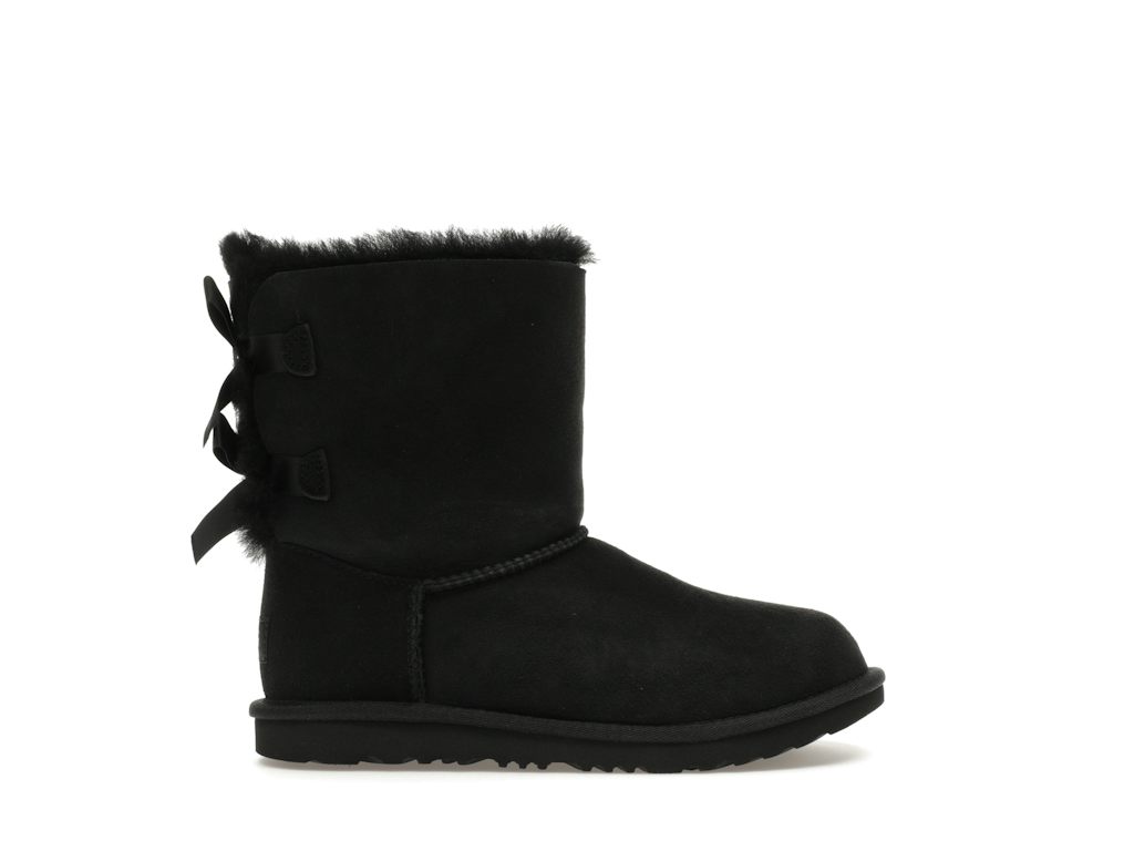 UGG Bailey Bow II Boot - Black (Kids) product image 1, provided for visual reference and product detail review