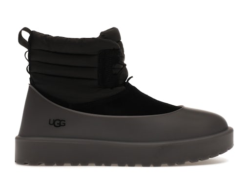 UGG Classic Mini Lace-Up Weather Boot Black product image 1, provided for visual reference and product detail review