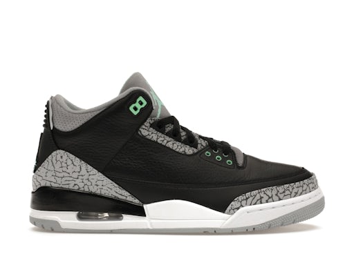 Air Jordan 3 Retro Green Glow product image 1, provided for visual reference and product detail review